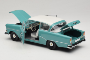 Opel Rekord P1 Turquoise Blue Minichamps 1:18 180043200 Diecast — photo 5 of 8