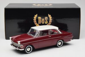 Opel Rekord P2 Dark Red & White BoS Models 1:18 BOS415 Resin — photo 6 of 6