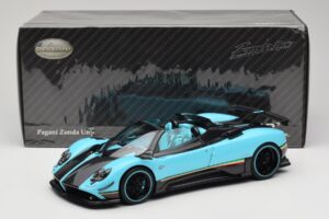 Pagani Zonda Uno Carbon Light Blue Almost Real 1:18 850630001 Diecast — photo 8 of 8