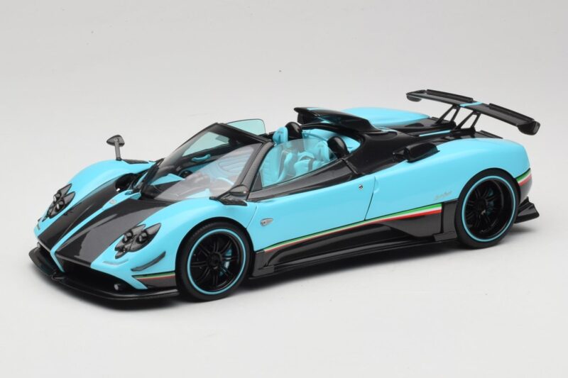 Pagani Zonda Uno Carbon Light Blue Almost Real 1:18 850630001 Diecast