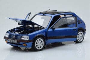 Peugeot 205 GTi 1.9 With Window Roof Miami Blue Norev 1:18 184844 Diecast — photo 2 of 8