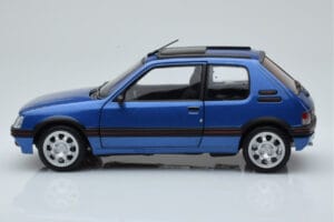Peugeot 205 GTi 1.9 With Window Roof Miami Blue Norev 1:18 184844 Diecast — photo 4 of 8