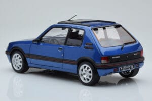 Peugeot 205 GTi 1.9 With Window Roof Miami Blue Norev 1:18 184844 Diecast — photo 7 of 8