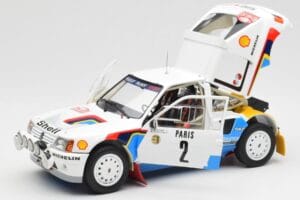 Peugeot 205 T16 #2 A. Vatanen / T. Harryman Rally Monte Carlo 1985 Norev 1:18 184864 Diecast — photo 2 of 8