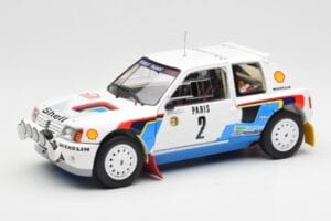 Peugeot 205 T16 #2 A. Vatanen / T. Harryman Rally Monte Carlo 1985 Norev 1:18 184864 Diecast