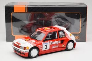 Peugeot 205 T16 #3 B. Darniche / A. Mahe Rally Ypres 1985 IXO 1:18 18RMC135 Diecast — photo 6 of 6