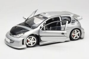 Peugeot 206 MTK Silver Solido 1:18 1817 Diecast — photo 2 of 8