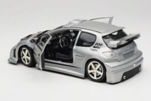 Peugeot 206 MTK Silver Solido 1:18 1817 Diecast — photo 5 of 8