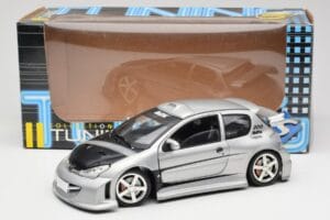 Peugeot 206 MTK Silver Solido 1:18 1817 Diecast — photo 8 of 8