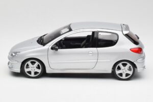 Peugeot 206 RC Aluminium Silver Norev 1:18 184726 Diecast — photo 4 of 8
