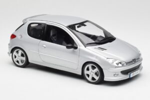 Peugeot 206 RC Aluminium Silver Norev 1:18 184726 Diecast — photo 6 of 8