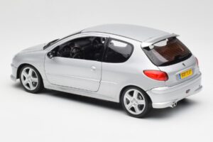 Peugeot 206 RC Aluminium Silver Norev 1:18 184726 Diecast — photo 7 of 8
