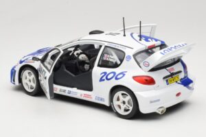 Peugeot 206 WRC #15 G. Panizzi / H. Panizzi WRC 1999 Solido 1:18 9016 Diecast — photo 5 of 8