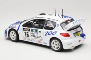 Peugeot 206 WRC #15 G. Panizzi / H. Panizzi WRC 1999 Solido 1:18 9016 Diecast — photo 7 of 8