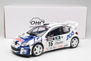 Peugeot 206 WRC G. Panizzi / H. Panizzi Tour de Corse 1999 Otto 1:12 G081 Resin — photo 6 of 6