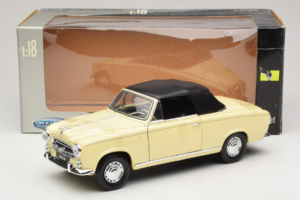 Peugeot 403 Cabriolet Beige Welly 1:18 12551HW Diecast — photo 6 of 6