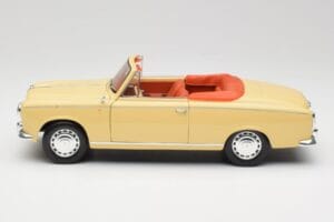 Peugeot 403 Cabriolet Sand Yellow Solido 1:18 8165 Diecast — photo 4 of 8
