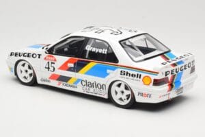 Peugeot 405 Mi16 #45 Team Peugeot Talbot Sport R. Gravett BTCC 1992 Otto 1:18 OT1141 Resin — photo 5 of 6