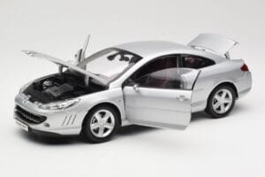 Peugeot 407 Coupe Silver Norev 1:18 184747 Diecast — photo 2 of 8