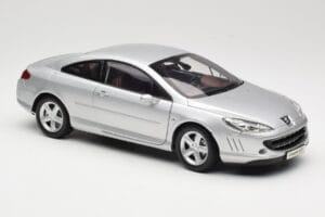 Peugeot 407 Coupe Silver Norev 1:18 184747 Diecast — photo 6 of 8