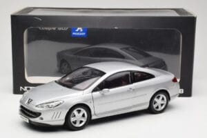 Peugeot 407 Coupe Silver Norev 1:18 184747 Diecast — photo 8 of 8