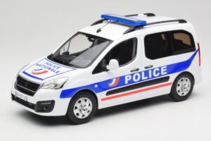 Peugeot Partner Police Blue Norev 1:18 184891 Diecast