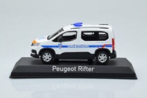 Peugeot Rifter Police Municipale White Norev 1:43 479067 Diecast
