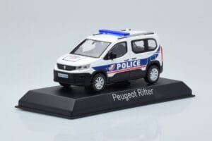 Peugeot Rifter Police Nationale White Norev 1:43 479065 Diecast — photo 2 of 4