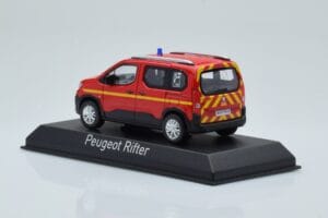 Peugeot Rifter Pompiers Red Norev 1:43 479069 Diecast — photo 3 of 4