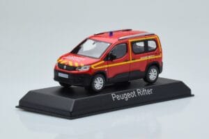 Peugeot Rifter Pompiers Secours Medical Red Norev 1:43 479070 Diecast — photo 2 of 4