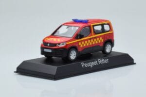 Peugeot Rifter Sapeurs Pompiers Red Norev 1:43 479071 Diecast — photo 2 of 4