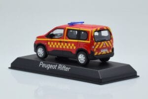 Peugeot Rifter Sapeurs Pompiers Red Norev 1:43 479071 Diecast — photo 3 of 4