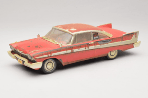 Plymouth Fury Red Christine Dirty Version Auto World 1:18 AWSS119/06 Diecast