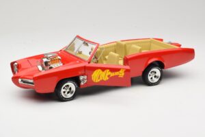 Pontiac GTO Monkeemobile Red ERTL 1:18 33150 Diecast — photo 2 of 8