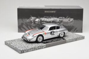 Porsche 356B 1600 GS Carrera GTL Abarth #42 H. Herrmann / H. Linge Targa Florio 1962 Minichamps 1:18 107626842 Resin — photo 6 of 6