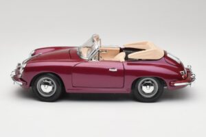 Porsche 356B Cabriolet Aubergine Bburago 1:18 3021-M4 Diecast — photo 4 of 8