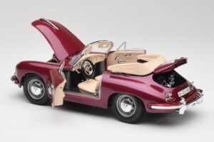 Porsche 356B Cabriolet Aubergine Bburago 1:18 3021-M4 Diecast — photo 5 of 8