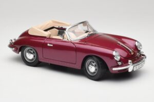 Porsche 356B Cabriolet Aubergine Bburago 1:18 3021-M4 Diecast — photo 6 of 8