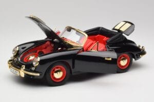 Porsche 356B Cabriolet Black Bburago 1:18 3031D Diecast — photo 2 of 8