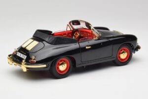 Porsche 356B Cabriolet Black Bburago 1:18 3031D Diecast — photo 3 of 8