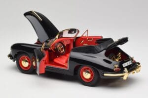 Porsche 356B Cabriolet Black Bburago 1:18 3031D Diecast — photo 5 of 8