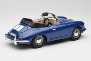 Porsche 356B Cabriolet Blue Bburago 1:18 3051 Diecast — photo 3 of 8