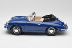 Porsche 356B Cabriolet Blue Bburago 1:18 3051 Diecast — photo 4 of 8