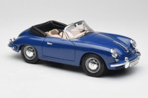 Porsche 356B Cabriolet Blue Bburago 1:18 3051 Diecast — photo 6 of 8