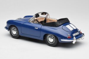 Porsche 356B Cabriolet Blue Bburago 1:18 3051 Diecast — photo 7 of 8