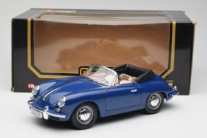 Porsche 356B Cabriolet Blue Bburago 1:18 3051 Diecast — photo 8 of 8