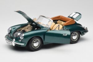 Porsche 356B Cabriolet Green Bburago 1:18 3051-M1 Diecast — photo 2 of 8