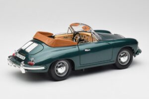 Porsche 356B Cabriolet Green Bburago 1:18 3051-M1 Diecast — photo 3 of 8