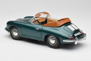 Porsche 356B Cabriolet Green Bburago 1:18 3051-M1 Diecast — photo 7 of 8