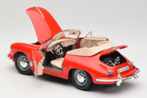 Porsche 356B Cabriolet Red Tchibo 1:18 45703 Diecast — photo 5 of 8